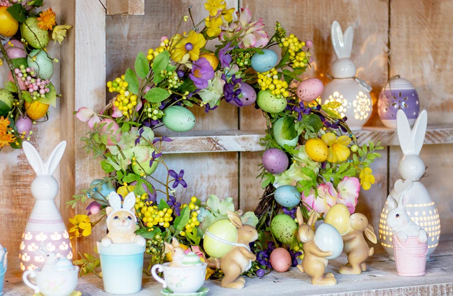 Farmhouse Magnolia Wreaths, Pick Your Size